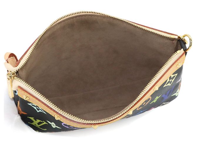 Bolsa Louis Vuitton Monogram Multicolor Pochette Accessoires Preto Multicor - vista 6