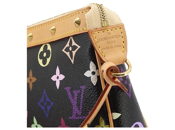 Bolsa Louis Vuitton Monogram Multicolor Pochette Accessoires Preto Multicor - vista 7