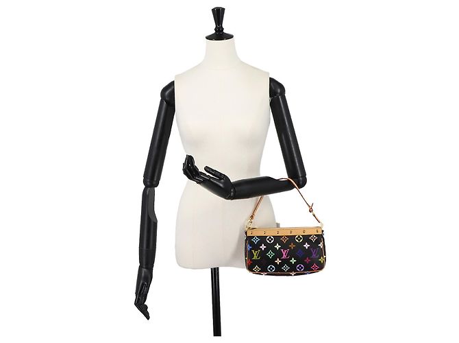 Bolsa Louis Vuitton Monogram Multicolor Pochette Accessoires Preto Multicor - vista 8