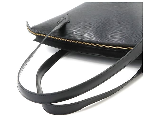 Borsa Tote Louis Vuitton Epi Saint Jacques Nero - vista 4