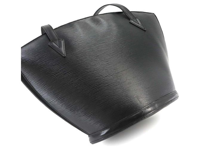 Borsa Tote Louis Vuitton Epi Saint Jacques Nero - vista 7