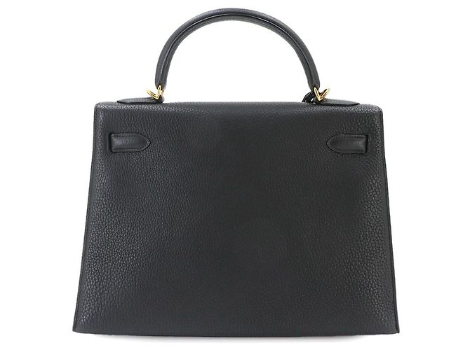 Hermès Hermes Kelly 32 Togo Black Borsa a mano 2-way Nero - vista 2