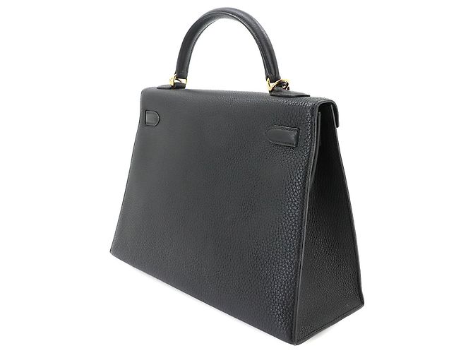 Hermès Hermes Kelly 32 Togo Black Borsa a mano 2-way Nero - vista 3