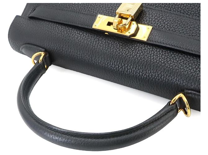 Hermès Hermes Kelly 32 Togo Black Borsa a mano 2-way Nero - vista 5