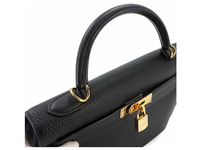 Hermès Hermes Kelly 32 Togo Black Borsa a mano 2-way Nero - vista 8
