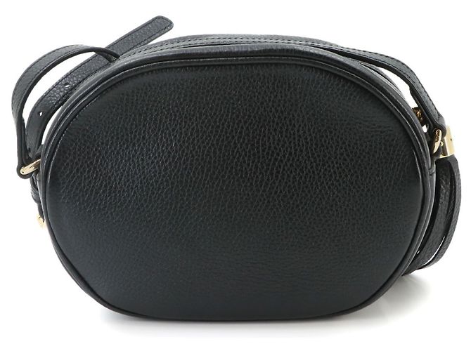 Gucci Soho Schultertasche aus schwarzem Leder - Ansicht 2