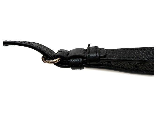 Gucci Soho Schultertasche aus schwarzem Leder - Ansicht 8