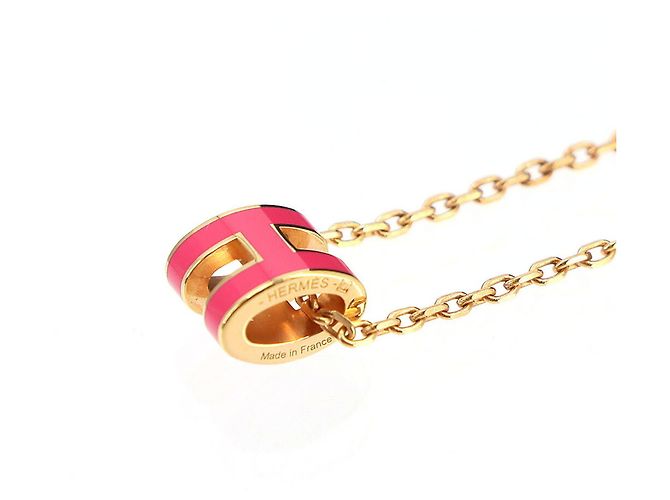 Hermès Collana Hermes Mini Pop H in oro rosa D'oro - vista 2