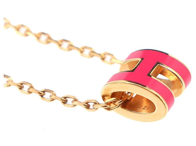 Hermès Collana Hermes Mini Pop H in oro rosa D'oro - vista 3