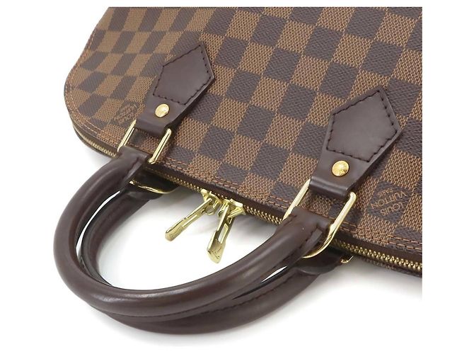 Sac à main Louis Vuitton Alma PM Damier Marron Damier ebène - vue 4
