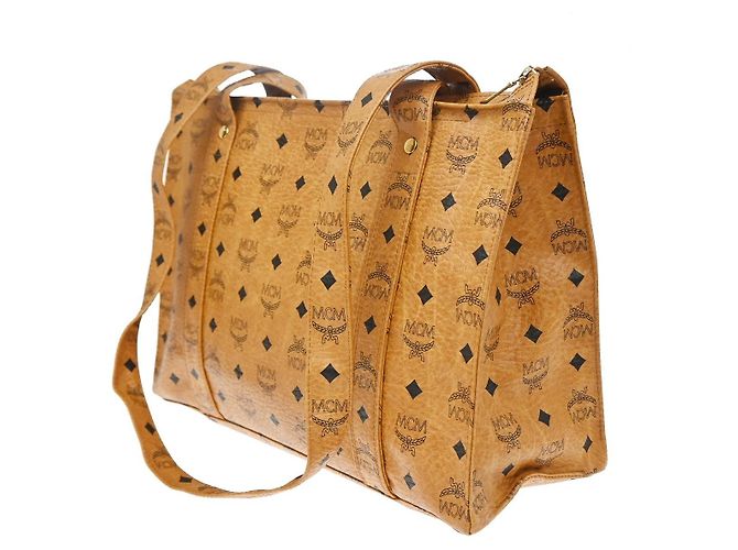MCM Visetos Leder Handtasche Braun - Ansicht 4
