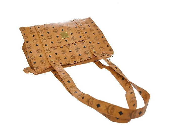 MCM Visetos Leder Handtasche Braun - Ansicht 7