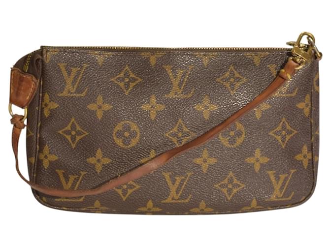 Organizer Louis Vuitton Pochette Accessoires Monogram Marrone Monogramma - vista 2