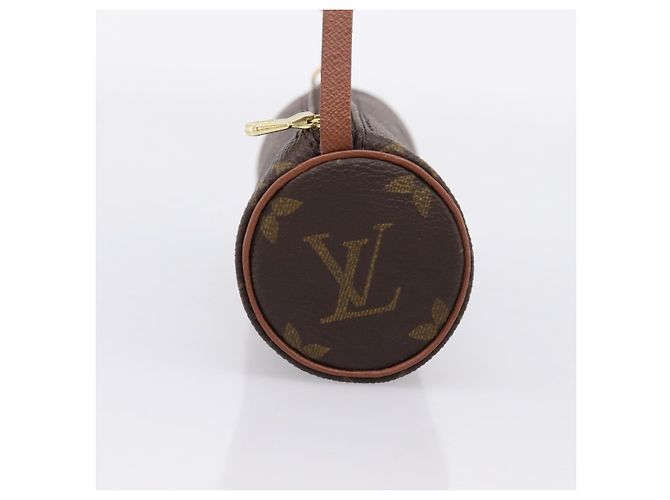 Louis Vuitton Papillon Pochette Monogram Canvas Mini Marrone - vista 3