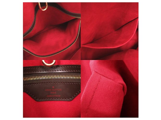 Borsa Tote Louis Vuitton Hampstead MM Damier Marrone Damier ebene - vista 7