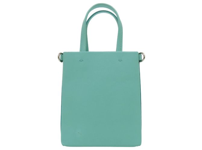 Borsa a mano in pelle Mini Shopping Tote Tiffany & Co. Blu chiaro - vista 2
