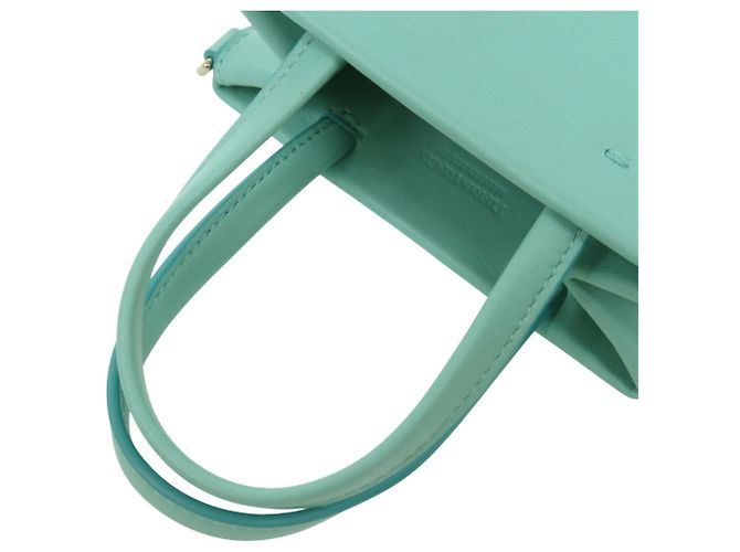 Borsa a mano in pelle Mini Shopping Tote Tiffany & Co. Blu chiaro - vista 6