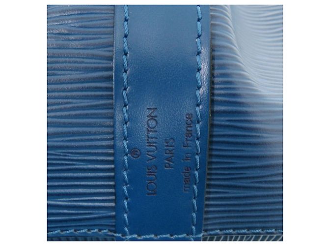 Noe Borsa a tracolla Louis Vuitton Petit Noé Epi Blu - vista 8