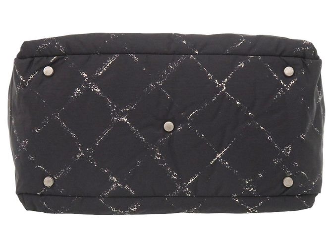 Borsa Boston Chanel Travel Line Nera Nero - vista 3