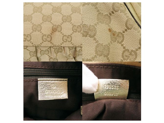 Gucci Guccissima Abbey Handtasche Beige Golden - Ansicht 10
