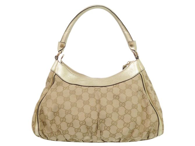 Gucci Guccissima Abbey Handtasche Beige Golden - Ansicht 3