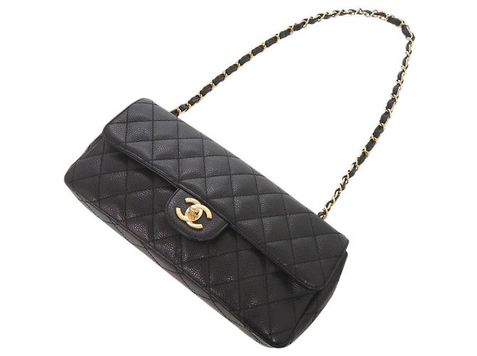Borsa a tracolla Chanel Matelassé East West Nero - vista 5
