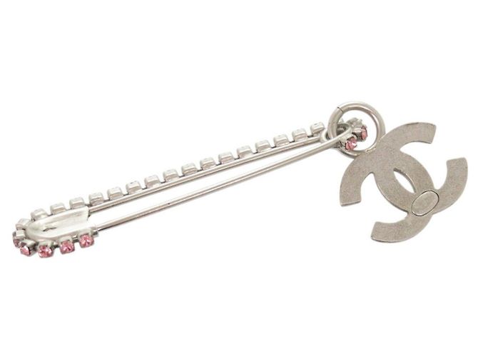 Spilla a spilla da balia Chanel Coco Mark Argento Rosa - vista 2