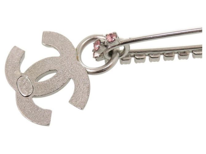 Spilla a spilla da balia Chanel Coco Mark Argento Rosa - vista 6