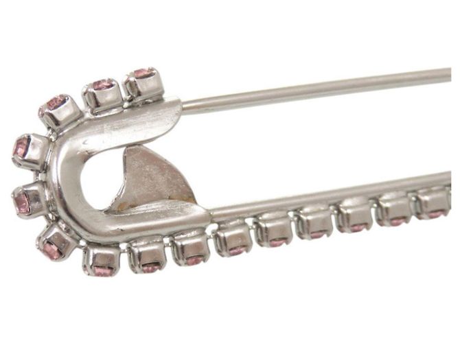 Spilla a spilla da balia Chanel Coco Mark Argento Rosa - vista 7