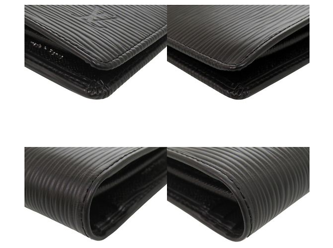 Brazza Louis Vuitton Long Wallet in Noir Black - view 4