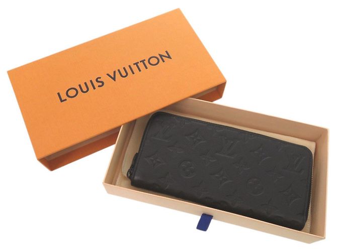 Louis Vuitton Monogram Shadow Zippy Wallet Black - view 2