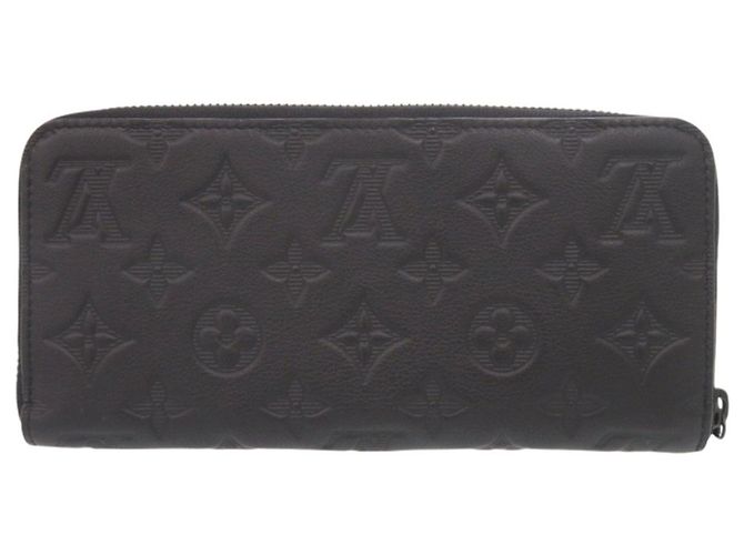 Louis Vuitton Monogram Shadow Zippy Wallet Black - view 3