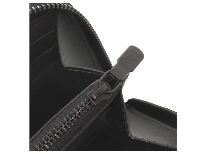 Louis Vuitton Monogram Shadow Zippy Wallet Black - view 9