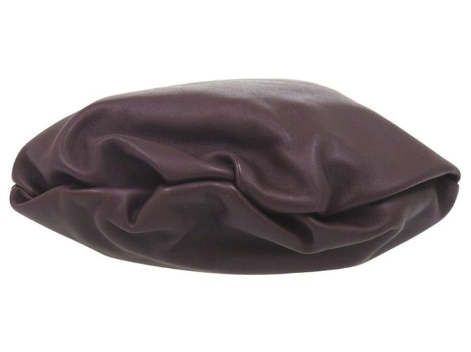 Bottega Veneta Mini The Valve Borsa a tracolla in pelle viola Porpora - vista 4