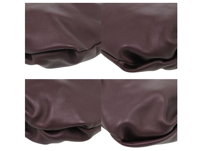 Bottega Veneta Mini The Valve Borsa a tracolla in pelle viola Porpora - vista 5