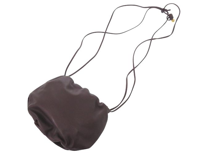 Bottega Veneta Mini The Valve Borsa a tracolla in pelle viola Porpora - vista 6