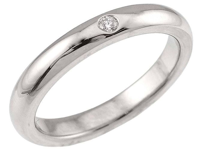 Tiffany & Co. Platin-Stacking-Ring mit Diamant - Ansicht 4