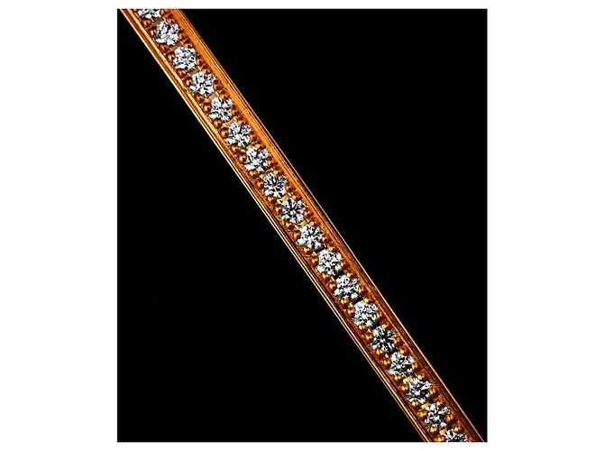 Orecchini Tiffany & Co. T Wire Bar Diamond in oro rosa 18K - vista 6