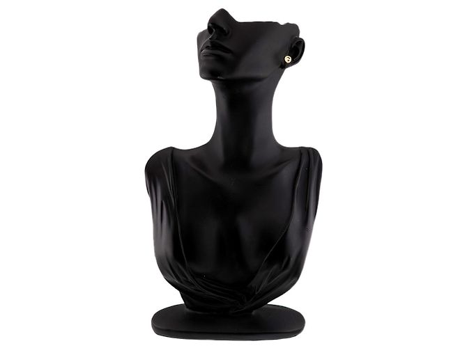 Orecchini a lobo Gucci in oro giallo 18K e acciaio inossidabile - vista 6