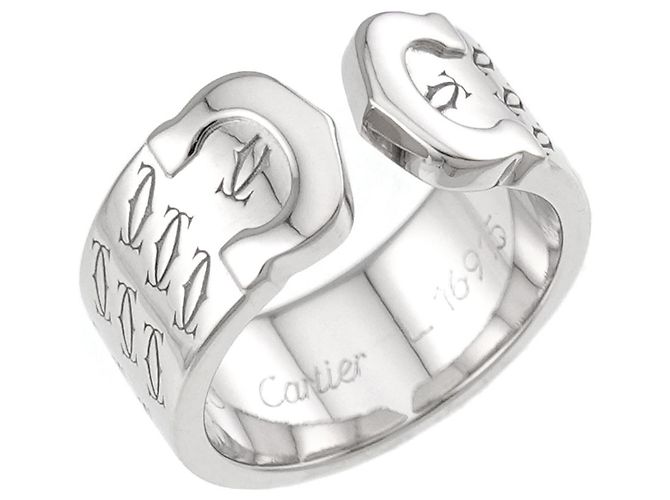Anello Cartier C2 in oro bianco 18K - vista 5