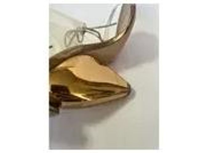 Sandali Gianvito Rossi in PVC e pelle dorata D'oro - vista 3