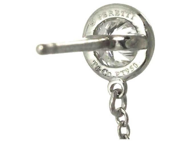 Orecchini Tiffany & Co. By the Yard Drop in diamanti e platino - vista 3