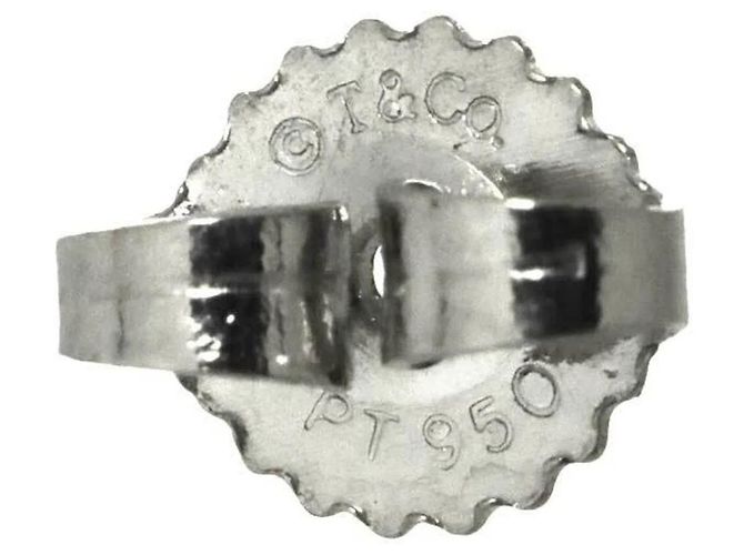 Orecchini Tiffany & Co. By the Yard Drop in diamanti e platino - vista 4