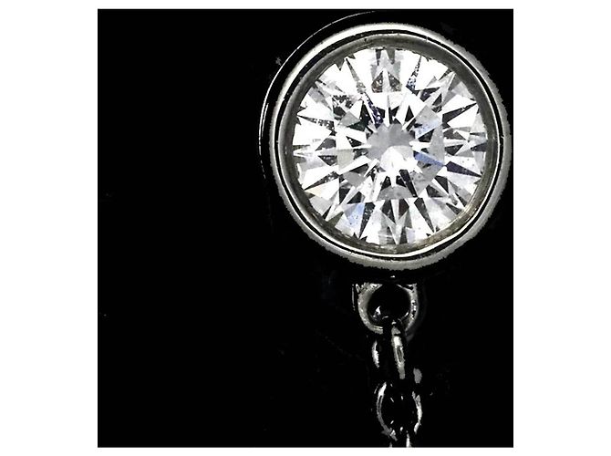 Orecchini Tiffany & Co. By the Yard Drop in diamanti e platino - vista 5