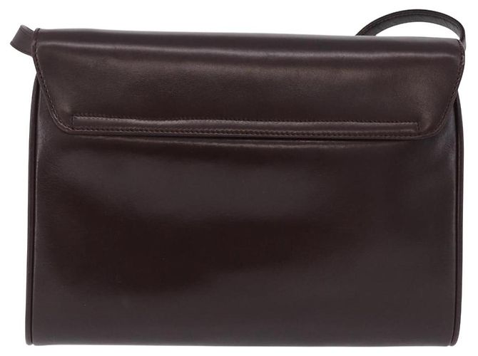 Gucci Vintage Leather Medium Marrone - vista 2