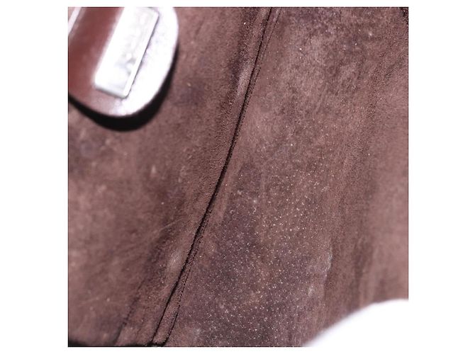 Gucci Vintage Leather Medium Marrone - vista 5
