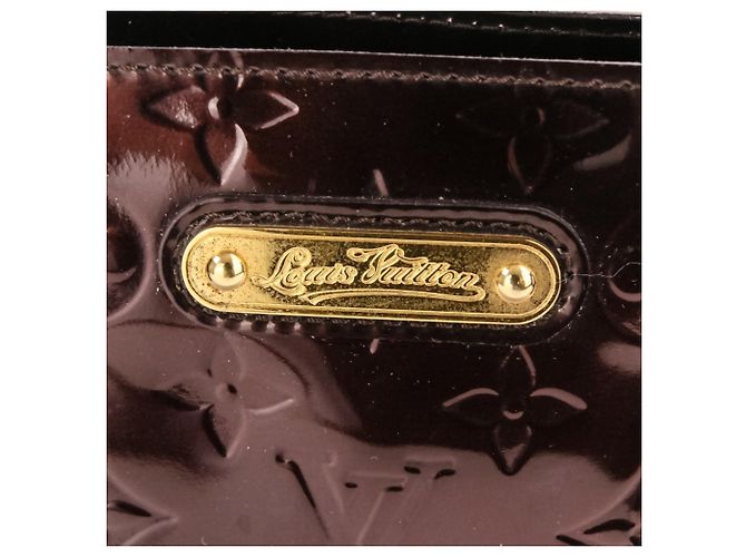 Borsa Louis Vuitton Vernis Wilshire PM Bordò - vue 9