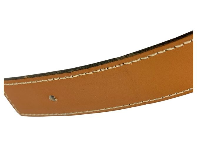 Hermès Hermes Vintage Constance 75 Gürtel Braun Schwarz - Ansicht 11