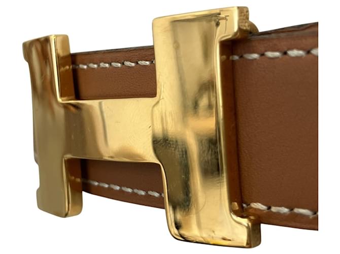 Hermès Hermes Vintage Constance 75 Gürtel Braun Schwarz - Ansicht 13