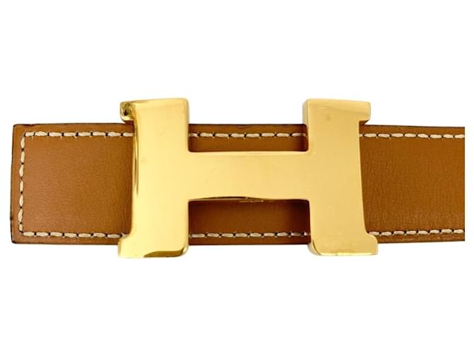 Hermès Hermes Vintage Constance 75 Gürtel Braun Schwarz - Ansicht 2